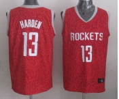 nba jerseys houston rockets #13 harden red leopard print[2014 new]