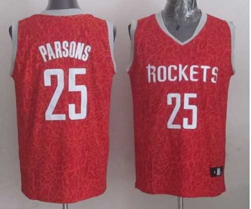 nba jerseys houston rockets #25 parsons red leopard print[2014 new]