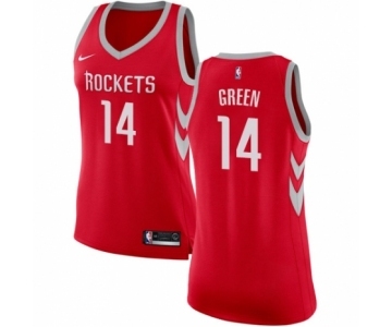 Women's Nike Houston Rockets #14 Gerald Green Authentic Red NBA Jersey - Icon Editio