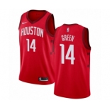 Women's Nike Houston Rockets #14 Gerald Green Red Swingman Jersey - Earned Edition