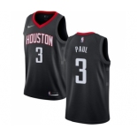 Women's Nike Houston Rockets #3 Chris Paul Swingman Black Alternate NBA Jersey Statement Edition