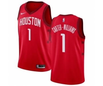 Youth Nike Houston Rockets #1 Michael Carter-Williams Red Swingman Jersey - Earned Edition