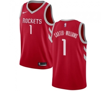 Youth Nike Houston Rockets #1 Michael Carter-Williams Swingman Red NBA Jersey - Icon Edition