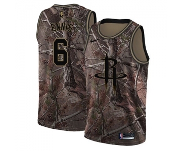 Youth Nike Houston Rockets #6 Tyler Ennis Swingman Camo Realtree Collection NBA Jersey