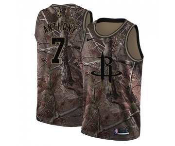 Youth Nike Houston Rockets #7 Carmelo Anthony Swingman Camo Realtree Collection NBA Jersey