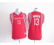 youth nba houston rockets #13 james harden red[revolution 30 swingman]