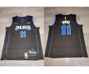 Mavericks 11 Kyrie Irving Black Nike 2023-24 City Edition Swingman Jersey