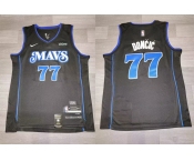 Mavericks 77 Luka Doncic Black Nike 2023-24 City Edition Swingman Jersey