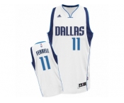 Men Adidas Dallas Mavericks #11 Yogi Ferrell Swingman White Home NBA Jersey