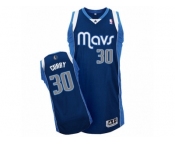 Men Adidas Dallas Mavericks #30 Seth Curry Authentic Navy Blue Alternate NBA Jersey