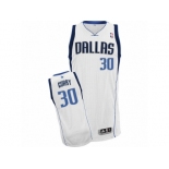 Men Adidas Dallas Mavericks #30 Seth Curry Authentic White Home NBA Jersey