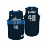 Men Dallas Mavericks #40 Harrison Barnes Cityscape Alternate Navy Swingman Jersey