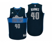 Men Dallas Mavericks #40 Harrison Barnes Cityscape Alternate Navy Swingman Jersey