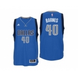 Men Dallas Mavericks #40 Harrison Barnes New Swingman Road Blue Jersey