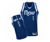 Men's Adidas Dallas Mavericks #1 Dennis Smith Jr. Swingman Navy Blue Alternate NBA Jersey