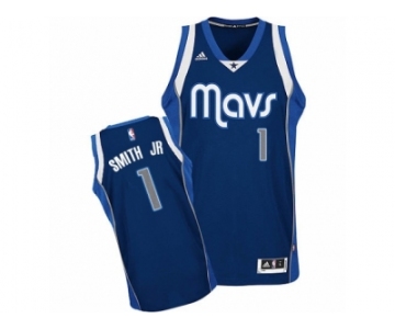 Men's Adidas Dallas Mavericks #1 Dennis Smith Jr. Swingman Navy Blue Alternate NBA Jersey