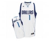 Men's Adidas Dallas Mavericks #1 Dennis Smith Jr. Swingman White Home NBA Jersey