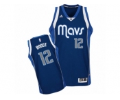 Men's Adidas Dallas Mavericks #12 Andrew Bogut Swingman Navy Blue Alternate NBA Jersey