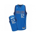 Men's Adidas Dallas Mavericks #12 Andrew Bogut Swingman Royal Blue Road NBA Jersey