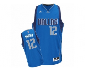 Men's Adidas Dallas Mavericks #12 Andrew Bogut Swingman Royal Blue Road NBA Jersey