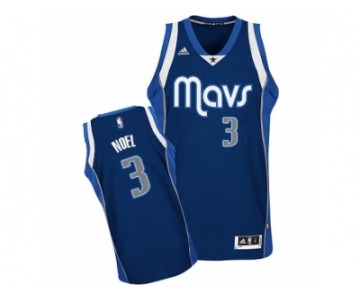 Men's Adidas Dallas Mavericks #3 Nerlens Noel Swingman Navy Blue Alternate NBA Jersey