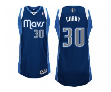 Men's Adidas Dallas Mavericks #30 Seth Curry Alternate Navy Blue NBA Jersey