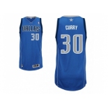 Men's Adidas Dallas Mavericks #30 Seth Curry Swingman Royal Blue Road NBA Jersey