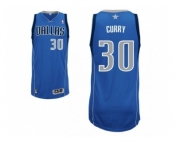 Men's Adidas Dallas Mavericks #30 Seth Curry Swingman Royal Blue Road NBA Jersey