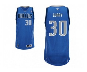 Men's Adidas Dallas Mavericks #30 Seth Curry Swingman Royal Blue Road NBA Jersey