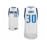 Men's Adidas Dallas Mavericks #30 Seth Curry Swingman White Home NBA Jersey