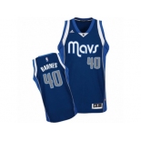 Men's Adidas Dallas Mavericks #40 Harrison Barnes Swingman Navy Blue Alternate NBA Jersey