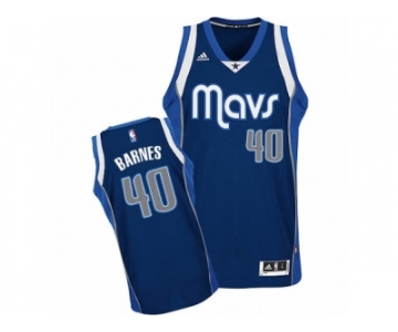 Men's Adidas Dallas Mavericks #40 Harrison Barnes Swingman Navy Blue Alternate NBA Jersey