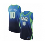 Men's Dallas Mavericks #10 Dorian Finney-Smith Authentic Blue Basketball Jersey - 2019-20 City Edition