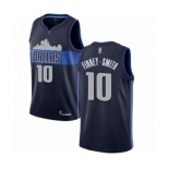 Men's Dallas Mavericks #10 Dorian Finney-Smith Authentic Navy Blue Basketball Jersey Statement Edition