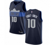 Men's Dallas Mavericks #10 Dorian Finney-Smith Authentic Navy Blue Basketball Jersey Statement Edition