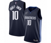 Men's Dallas Mavericks #10 Dorian Finney-Smith Authentic Navy Finished Basketball Jersey - Statement Edition