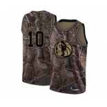 Men's Dallas Mavericks #10 Dorian Finney-Smith Swingman Camo Realtree Collection Basketball Jersey