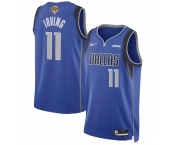 Men's Dallas Mavericks #11 Kyrie Irving Blue 2024 Finals Icon Edition Stitched Basketball Jersey