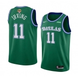 Men's Dallas Mavericks #11 Kyrie Irving Green 2024 Finals Classic Edition Stitched Basketball Jersey