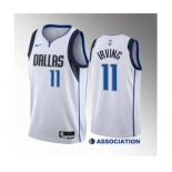 Men's Dallas Mavericks #11 Kyrie Irving White Association Edition Stitched Basketball Jersey