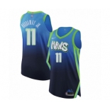 Men's Dallas Mavericks #11 Tim Hardaway Jr. Authentic Blue Basketball Jersey - 2019-20 City Edition