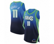 Men's Dallas Mavericks #11 Tim Hardaway Jr. Authentic Blue Basketball Jersey - 2019-20 City Edition