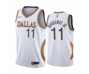 Men's Dallas Mavericks #11 Tim Hardaway Jr. White City Edition New Uniform 2020-21 Stitched Basketball Jersey