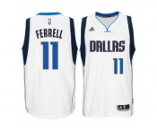 Men's Dallas Mavericks #11 Yogi Ferrell adidas White Swingman climacool Jersey