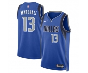 Men's Dallas Mavericks #13 Naji Marshall Blue 2024 Icon Edition Stitched Basketball Jersey