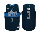 Men's Dallas Mavericks #3 Nerlens Noel adidas Navy Swingman Alternate Jersey