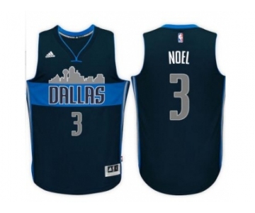 Men's Dallas Mavericks #3 Nerlens Noel adidas Navy Swingman Alternate Jersey