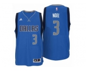 Men's Dallas Mavericks #3 Nerlens Noel adidas Royal Blue Swingman Road Jersey