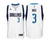 Men's Dallas Mavericks #3 Nerlens Noel adidas White Swingman Home Jersey