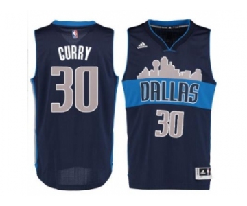 Men's Dallas Mavericks #30 Seth Curry adidas Navy Swingman climacool Jersey